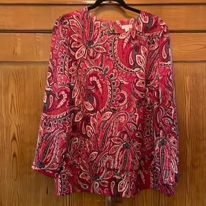 J. Jill Paisley Blouse